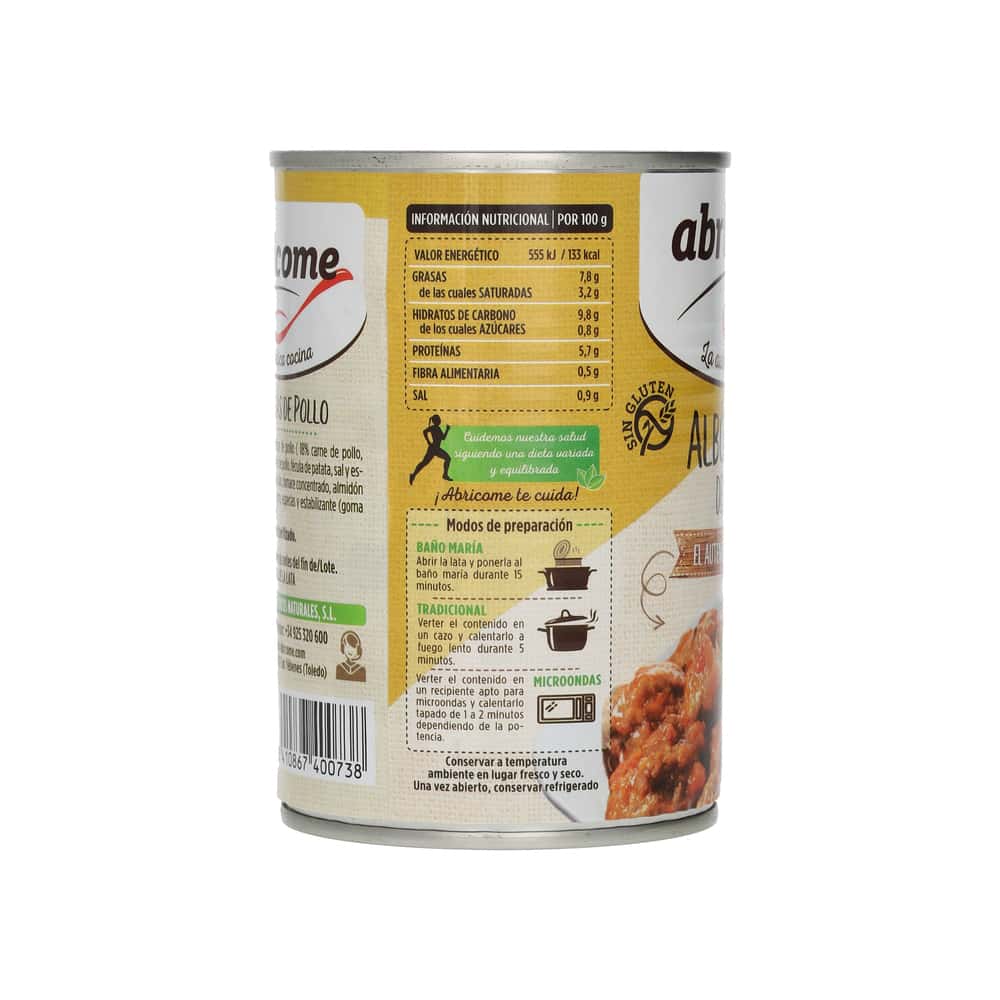 Albóndigas de pollo Abricome (415 g / 14.64 oz) - Miniatura 2