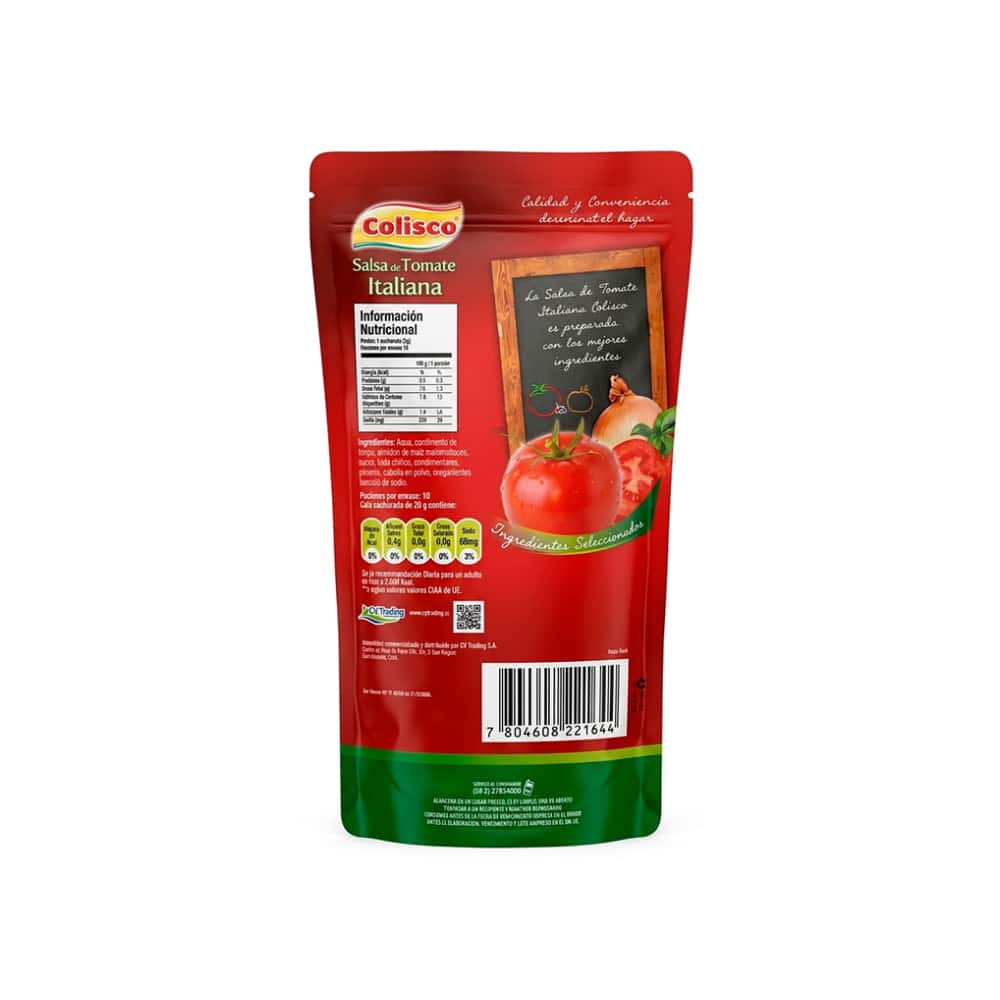 Salsa de tomate italiana Coliseo (200 g / 7 oz) - Miniatura 4