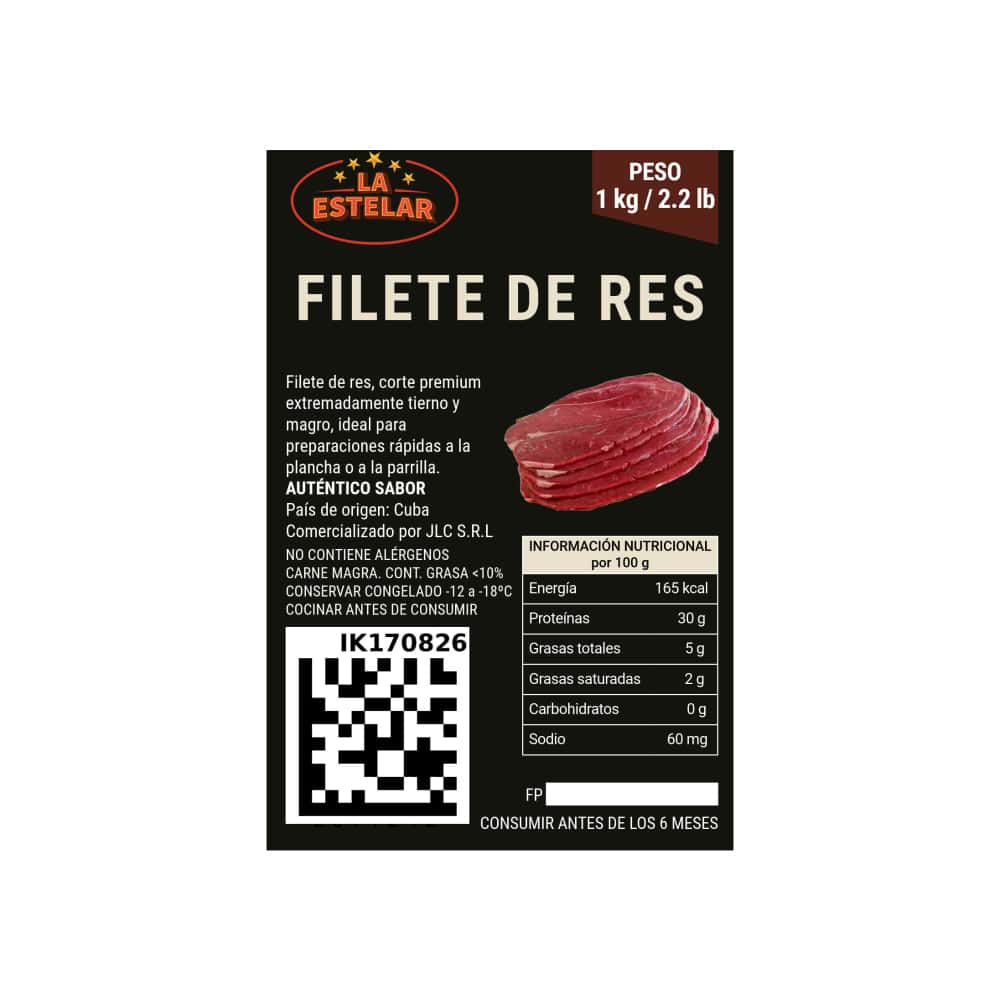 Filete de res La Estelar (1 kg / 2.2 lb) - Miniatura 2