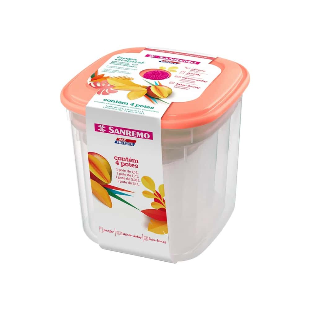 Contenedores plásticos de alimentos modelo SR485/2C Sanremo - Miniatura 5