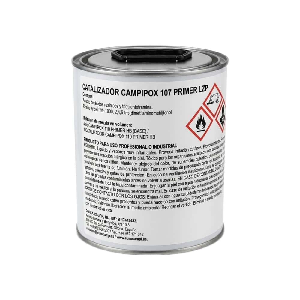 Catalizador imprimación epoxi bicomponente base + catalizador color blanco CAMPIPOX (4 L) - Miniatura 3