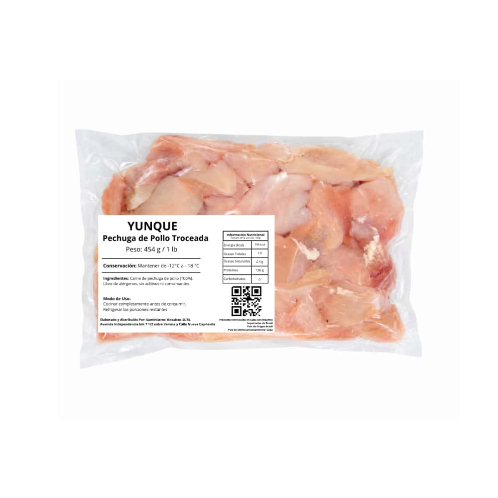 Pechuga de pollo troceada Yunque (454 g / 1 lb) - Miniatura 2
