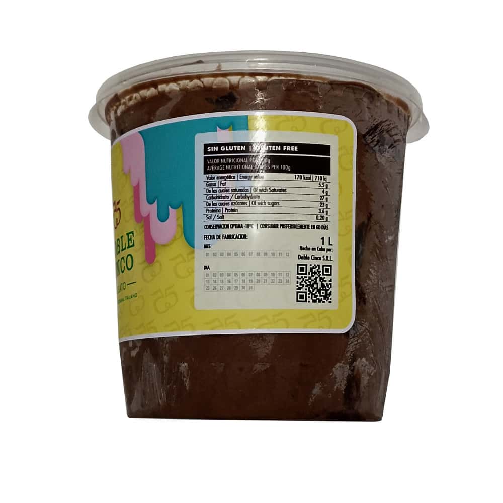 Helado artesanal italiano -gelato- chocolate (1 L) - Miniatura 2