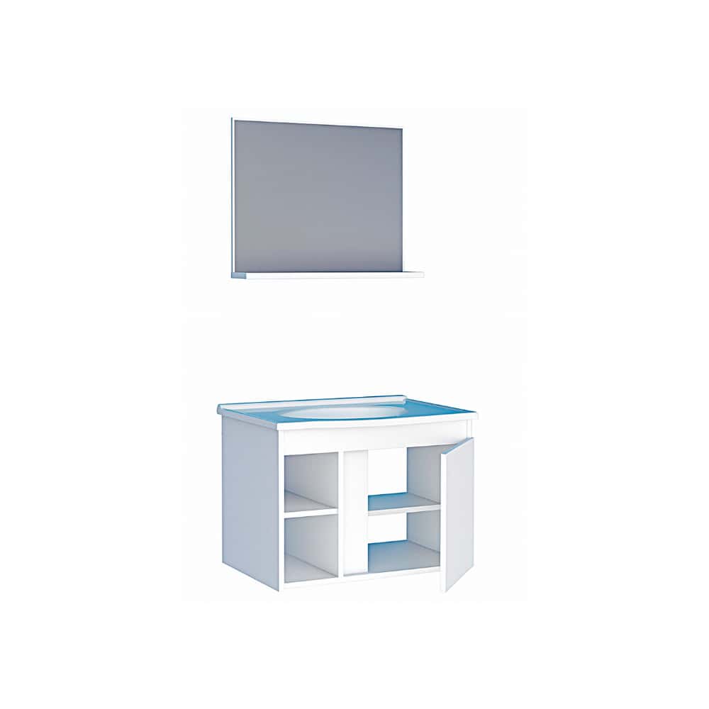 Mueble de baño blanco en madera Cozimax Safira - Miniatura 5