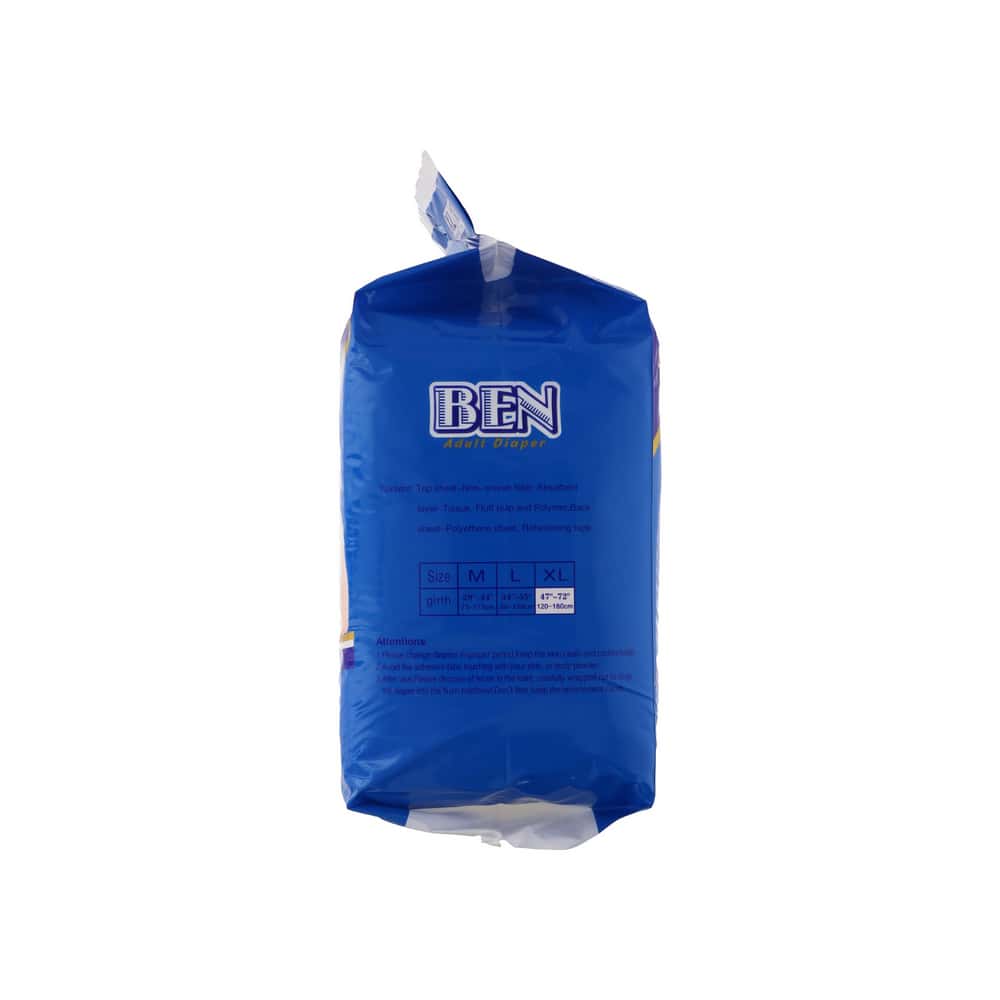 Pañales desechables para adultos talla XL BEN (10 U) - Miniatura 2
