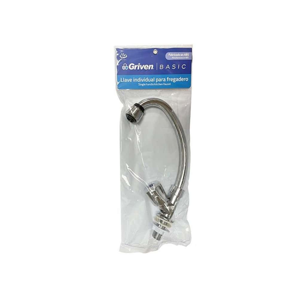 Llave individual de ABS cromado para fregadero Griven - Miniatura 4