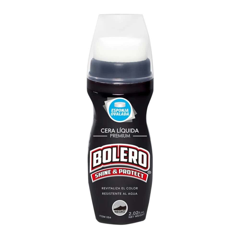 Cera líquida para calzados color negro Bolero (60 ml) - Miniatura 2