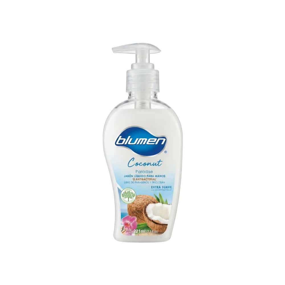 Jabón líquido para manos con extracto de coco Blumen (221 ml) - Miniatura 1