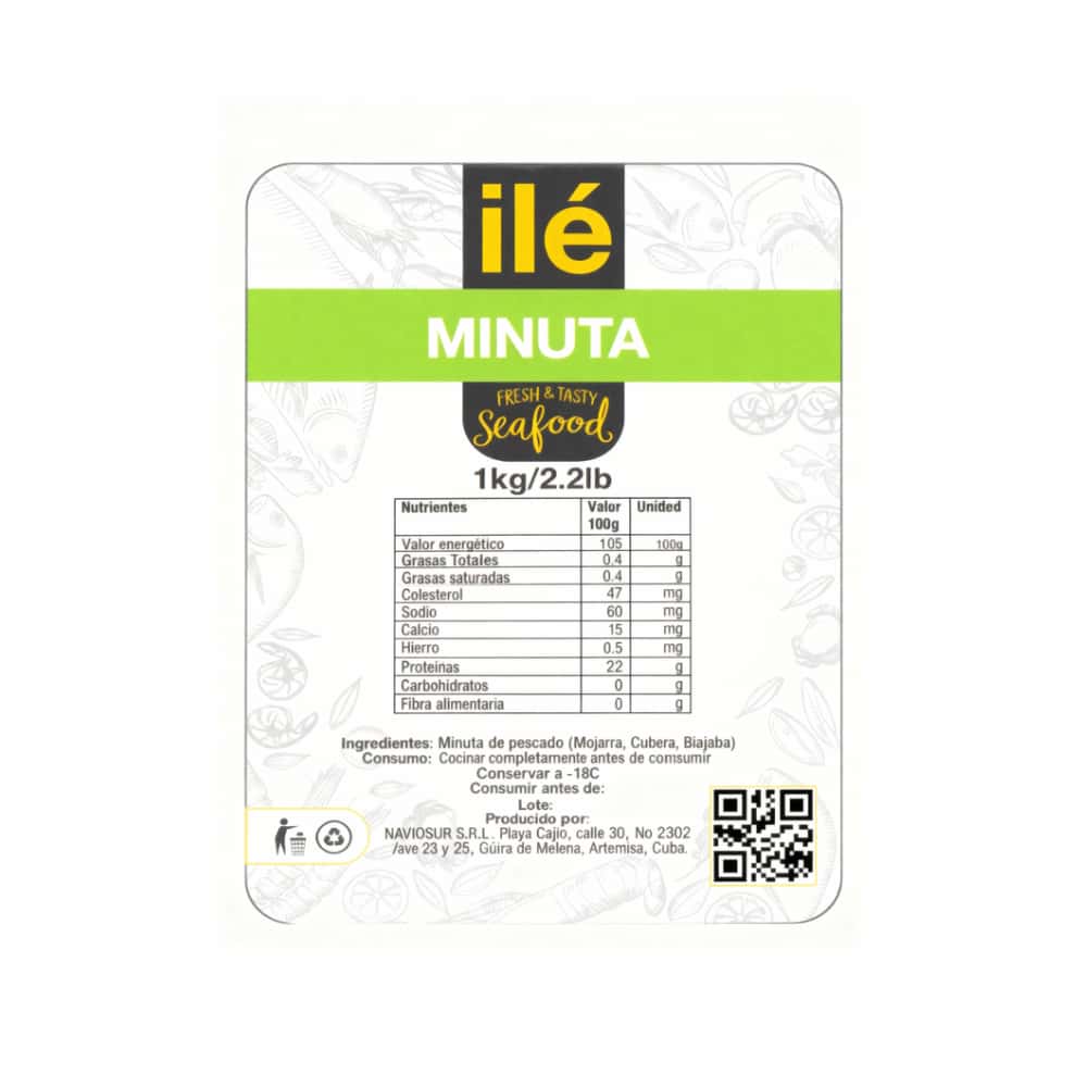Minuta de pescado Ilé (1 kg / 2.2 lb) - Miniatura 3