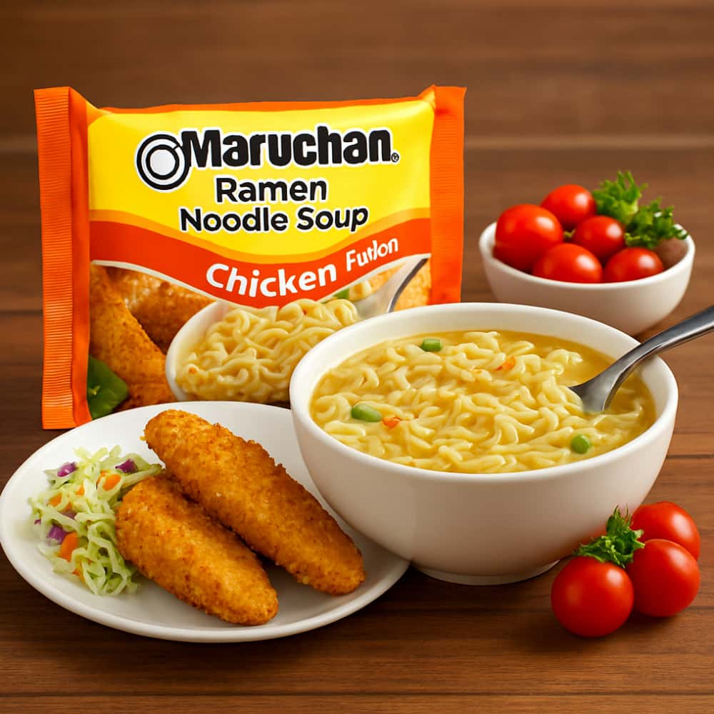 Sopa de fideos sabor a pollo Maruchan (85 g / 3 oz) - Miniatura 4