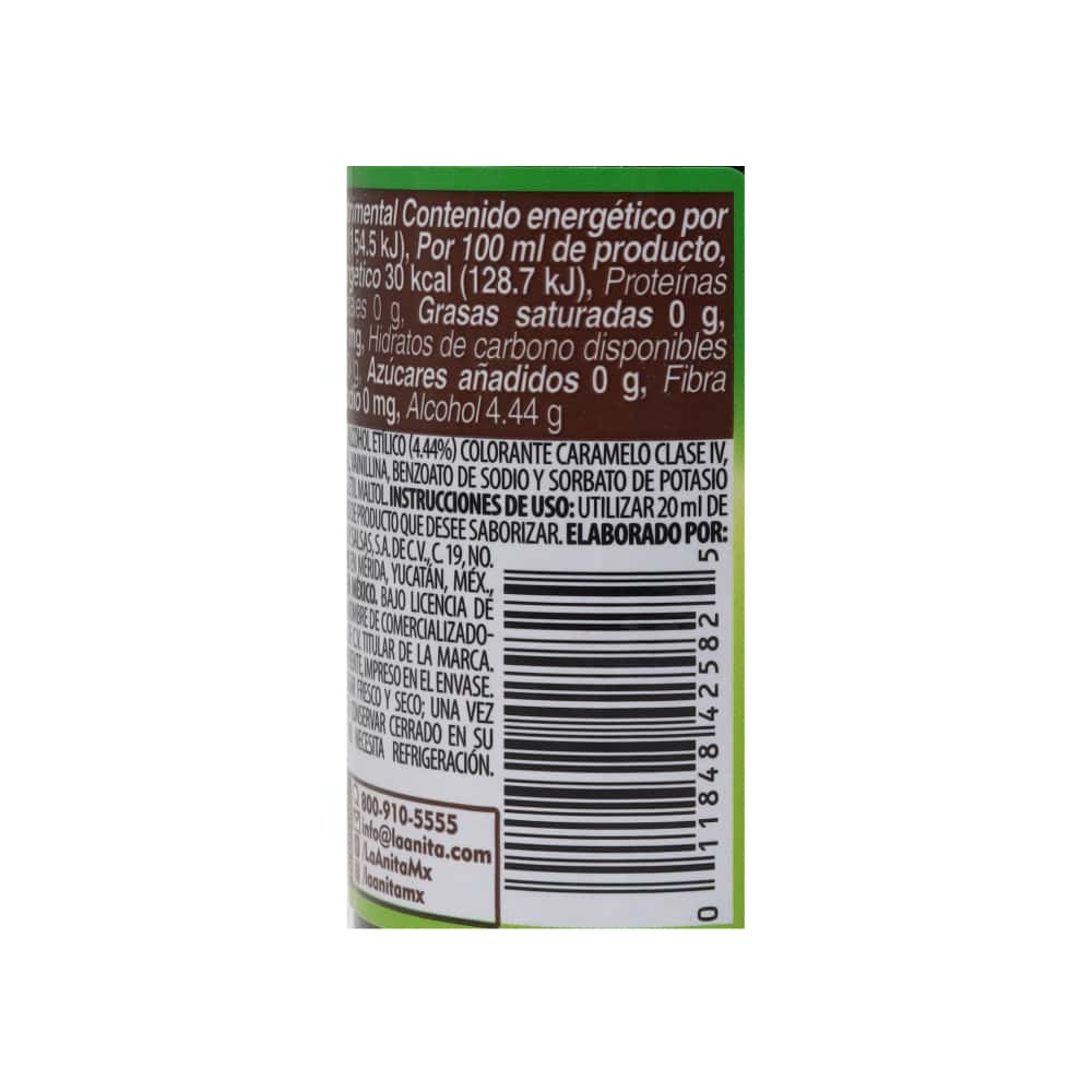 Saborizante artificial vainilla La Anita (120 ml / 4.06 fl oz) - Miniatura 3