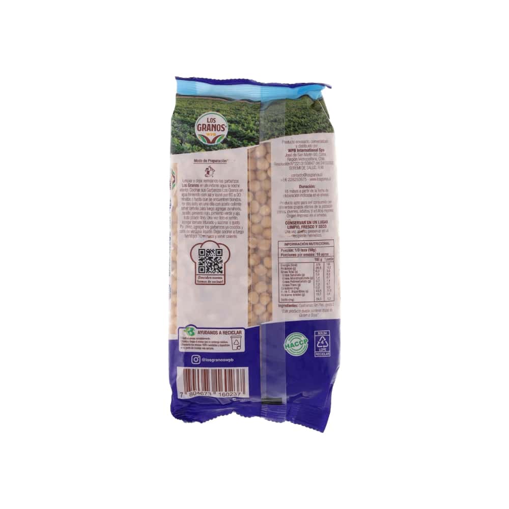 Garbanzos sin piel Los Granos (500 g / 1.10 lb) - Miniatura 2