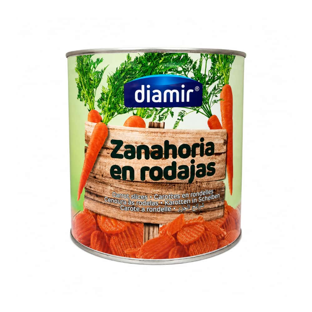 Zanahoria en rodajas Diamir (2.5 kg / 5.51 lb) - Miniatura 1