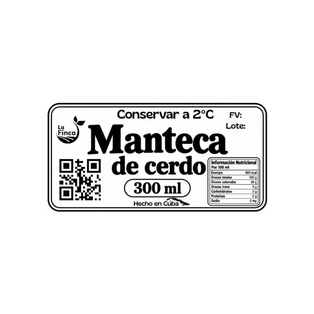Manteca de cerdo La Finca (300 ml) - Miniatura 3