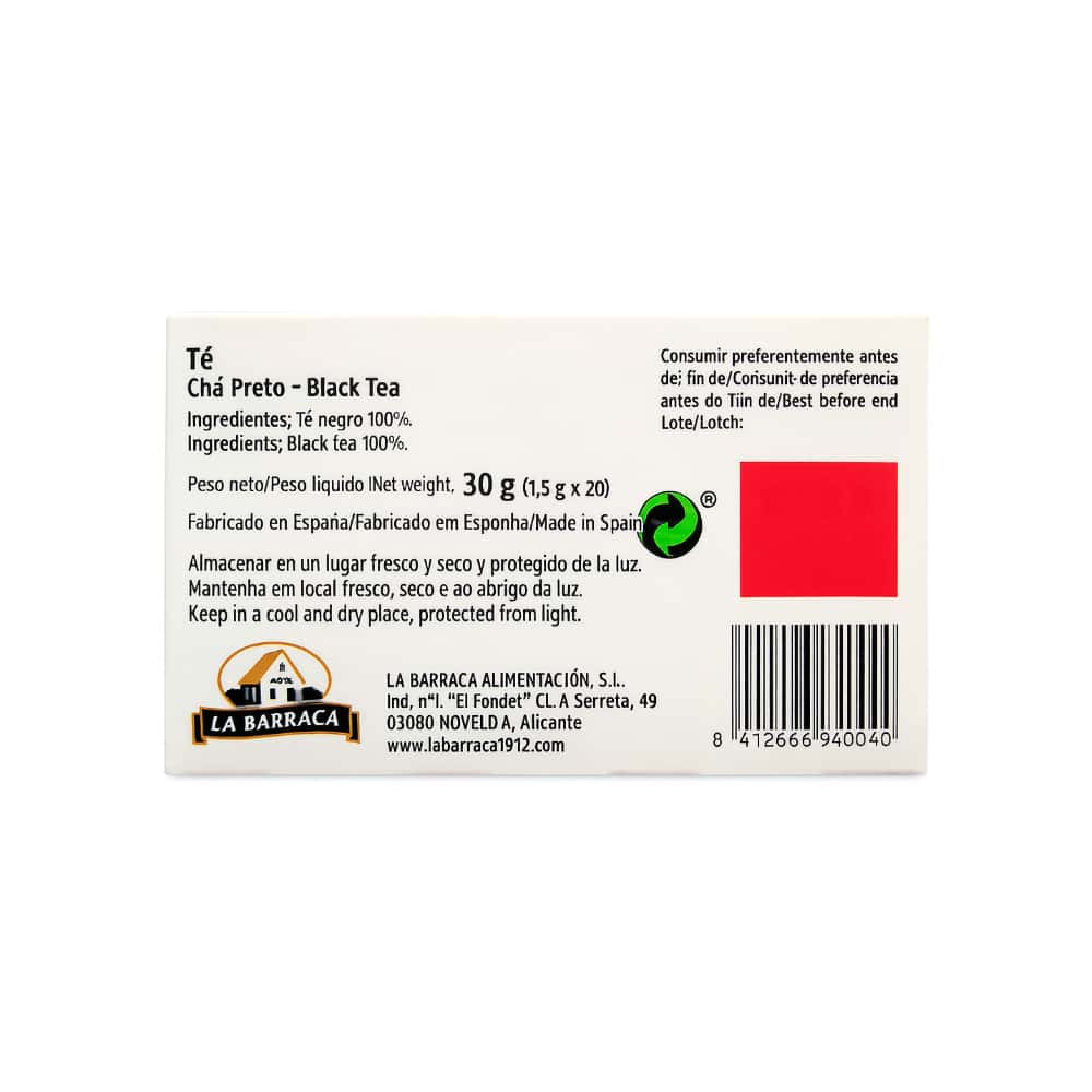 Té negro La Barraca (20 x 1.5 g) - Miniatura 10
