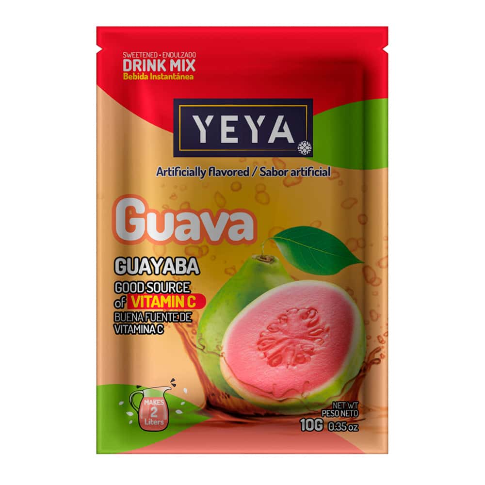 Refresco instantáneo sabor guayaba YEYA (10 g / 0.35 oz) - Miniatura 1