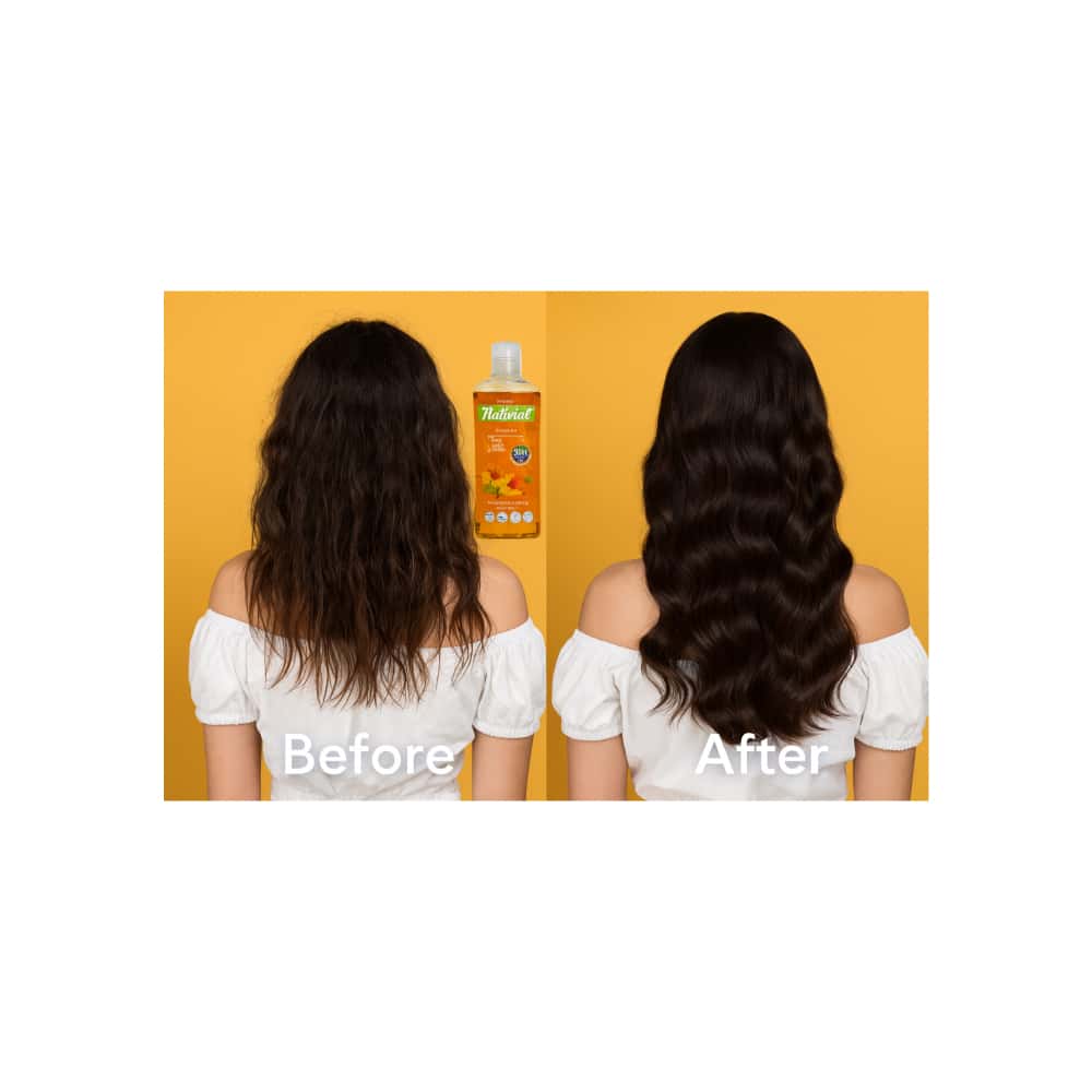 Champú para cabello seco con extracto de caléndula Aroma Natural (400 ml) - Miniatura 5