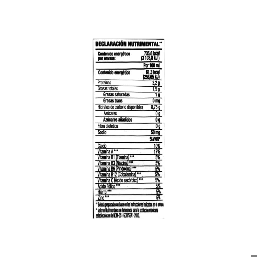 Polvo para preparar atole sabor chocolate fortificado con vitaminas y minerales Great Value (45 g / 1.59 oz) - Miniatura 4