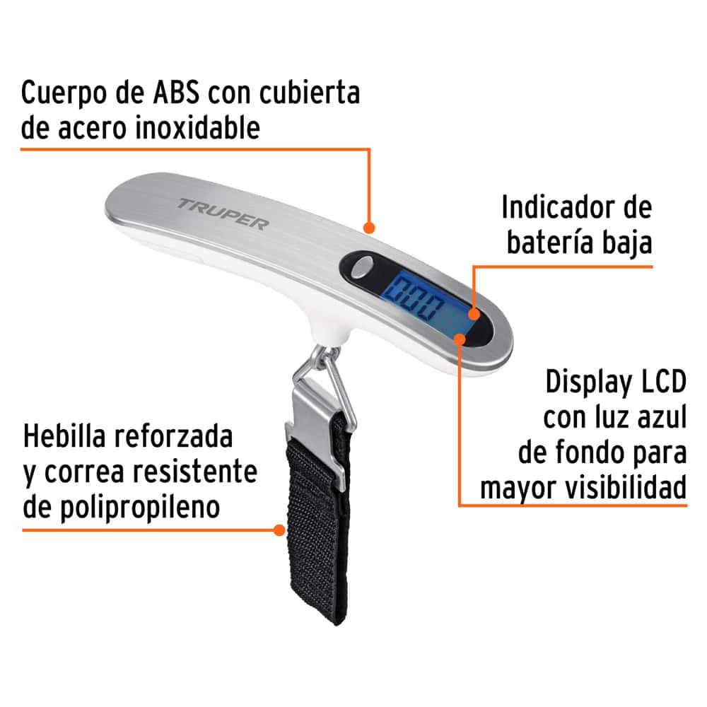 Báscula - pesa - digital de equipaje Pretul 100787 - Miniatura 5