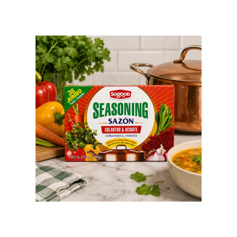 Sazón con culantro y achiote Sogood (180 g / 6.33 oz) - Miniatura 5