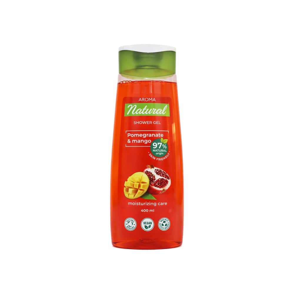 Gel de baño de granada y mango Aroma Natural (400 ml) - Miniatura 4