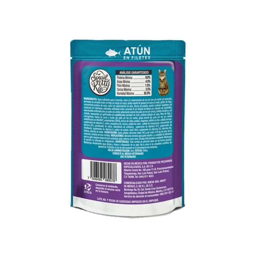Alimento húmedo para gato adulto atún en filete Special Kitty (85 g / 3 oz) - Miniatura 3