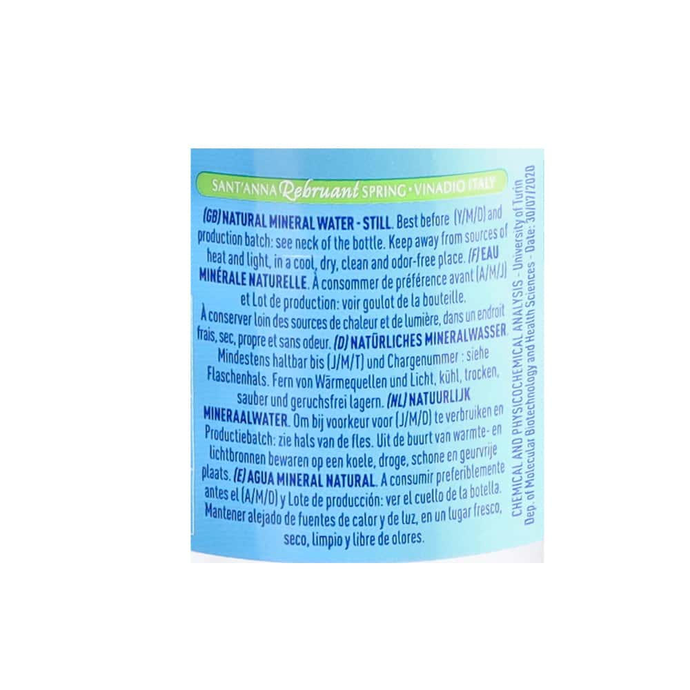 Agua mineral natural Sant'Anna (500 ml) - Miniatura 4