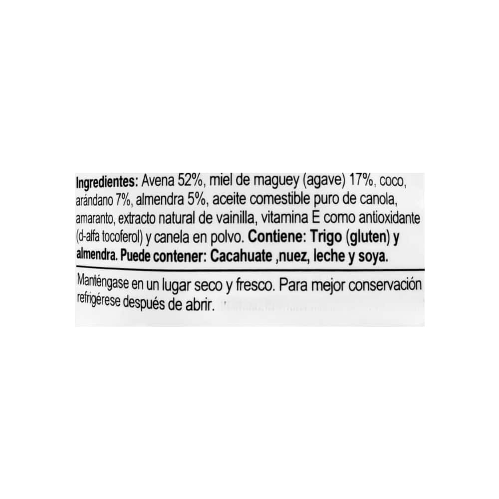 Granola con arándanos y almendras, endulzada con miel de agave Berry Nuts (210 g / 7.4 oz) - Miniatura 2