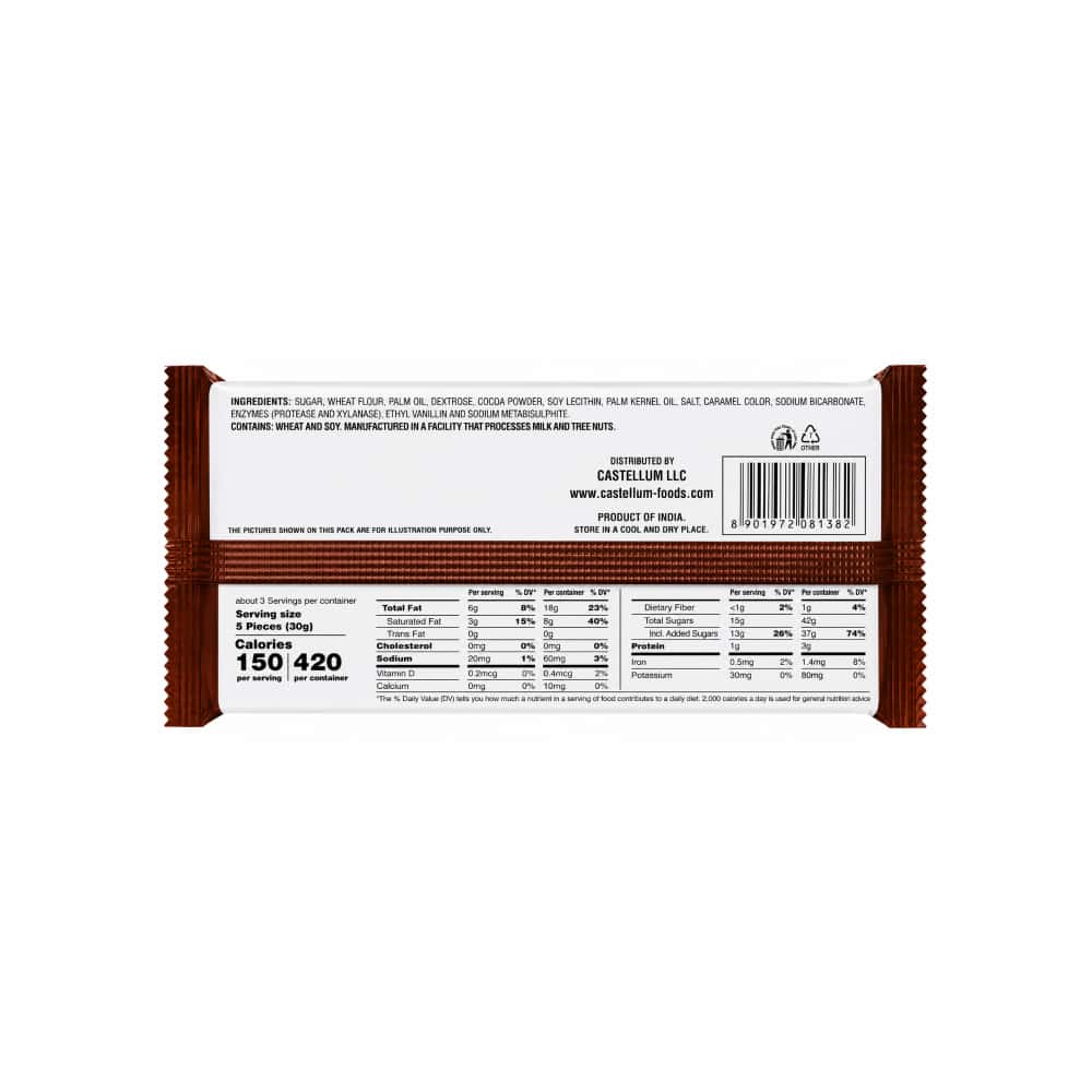 Sorbeto de vainilla con crema de chocolate Castellum (85 g / 3 oz) - Miniatura 2