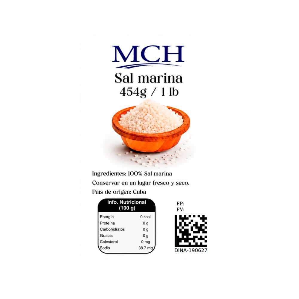 Sal marina MCH (454 g / 1 lb) - Miniatura 3