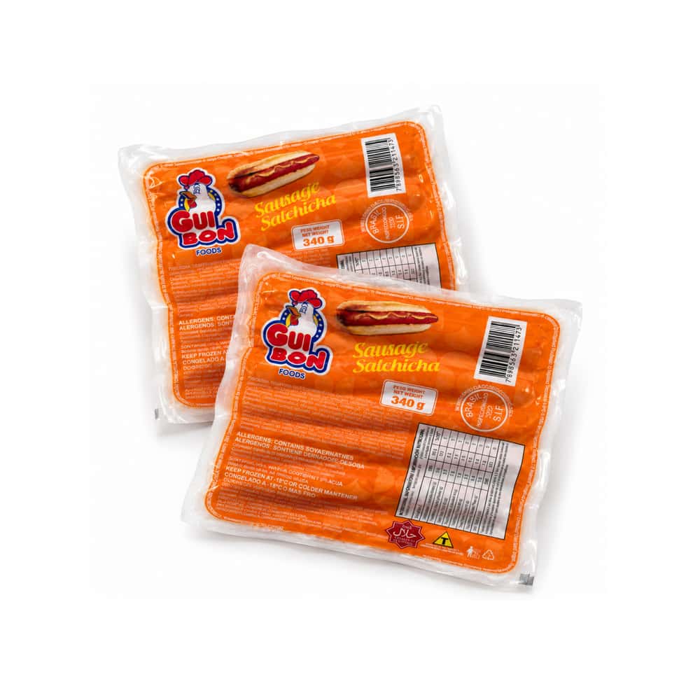 Salchichas de pollo Gui Bon Foods (2 x 340 g / 12 oz) - Miniatura 1
