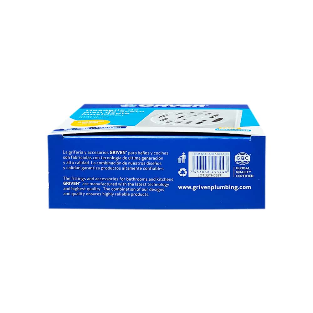 Desagüe de piso de acero inoxidable con trampa anti olor Griven - Miniatura 5