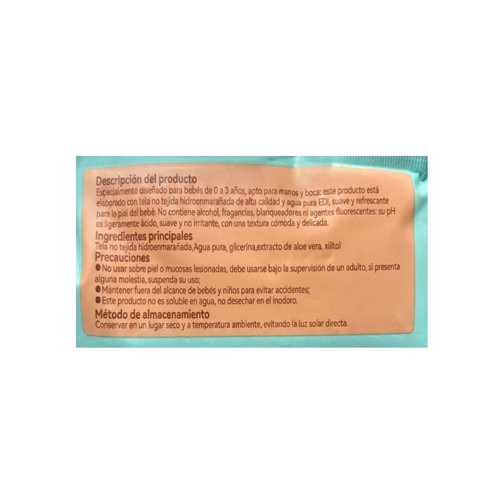 Toallitas húmedas libre de alcohol para bebé Goplay (120 U) - Miniatura 3