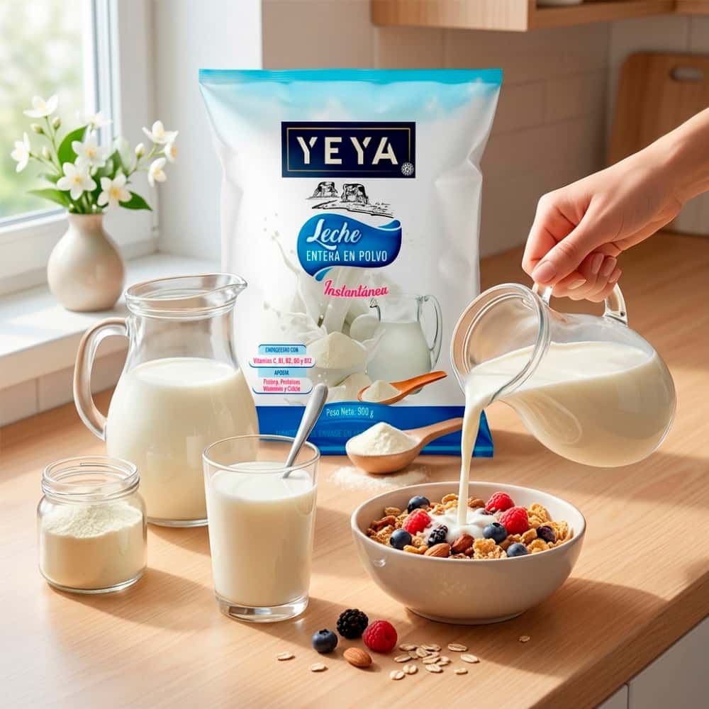 Leche entera en polvo YEYA (900 g / 1.98 lb) - Miniatura 4