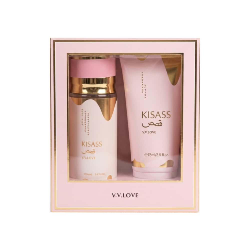 Kit de colonia y crema para mujer mujer Kisass Mist V.V.Love - Miniatura 2