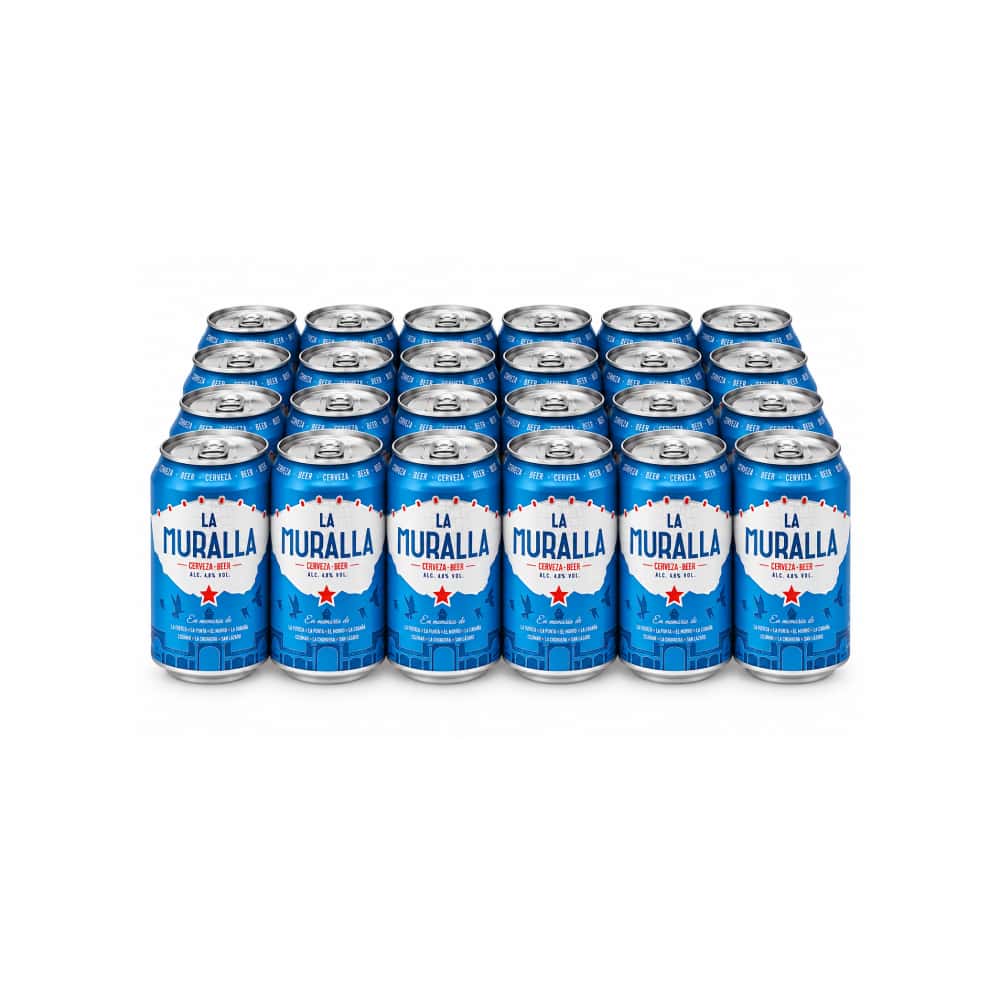 Cerveza lager La Muralla (24 x 330 ml) - Miniatura 1