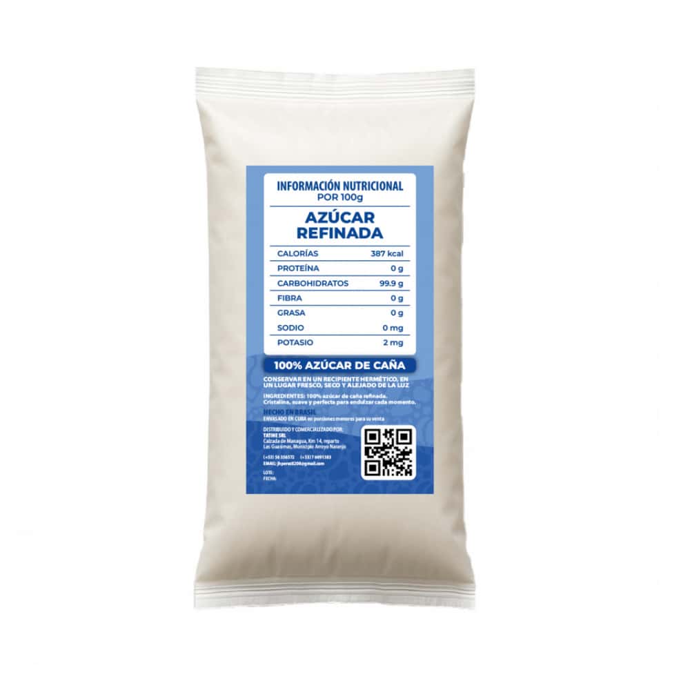 Azúcar blanca refinada Campo Vivo (6 x 1 kg / 2.2 lb) - Miniatura 3