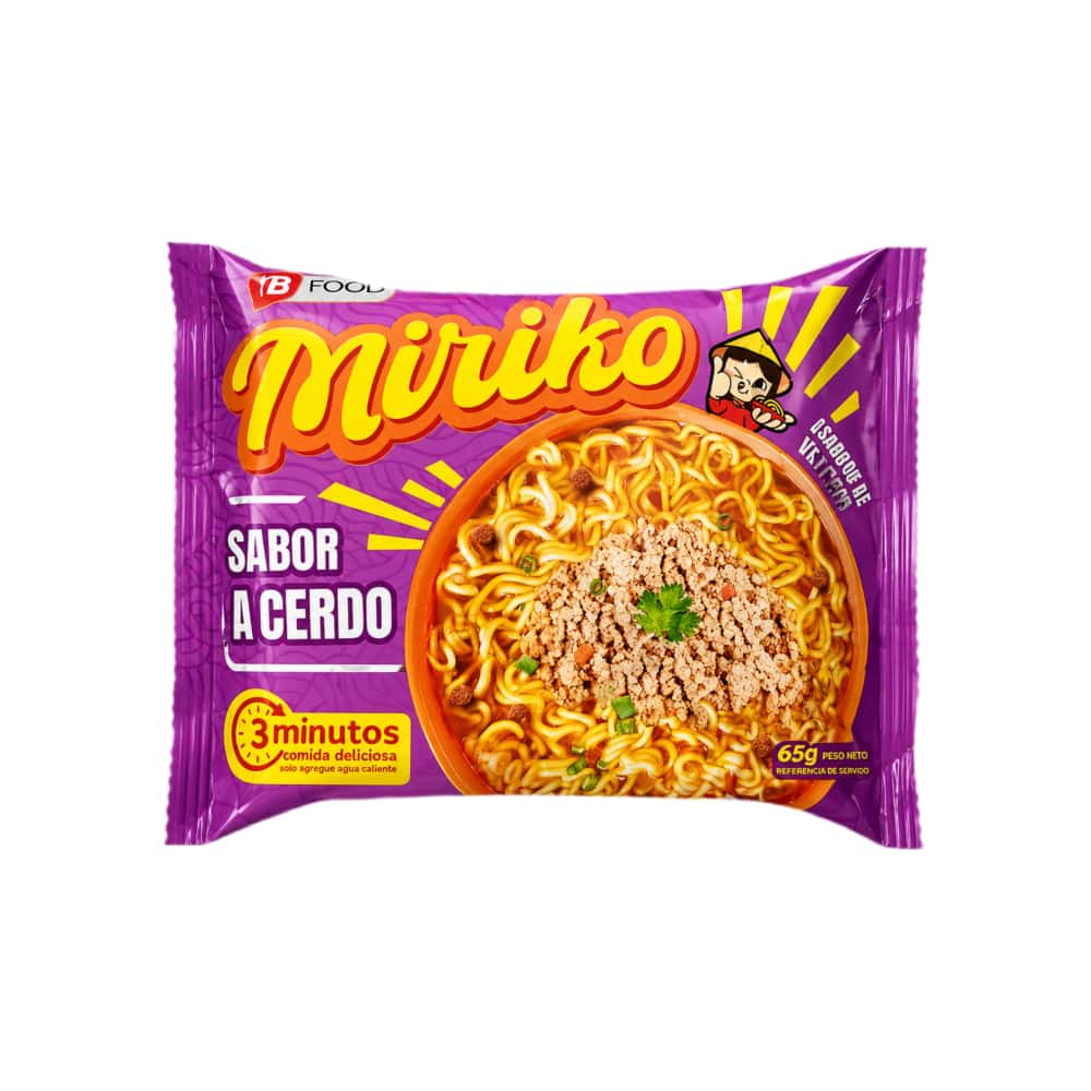 Sopa instantánea con fideos sabor a cerdo TB Food (65 g / 2.29 oz) - Miniatura 1