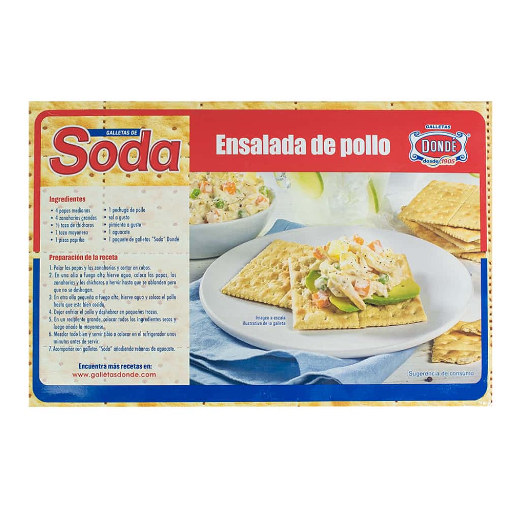 Galletas de soda Dondé (800 g / 1.76 lb) - Miniatura 6