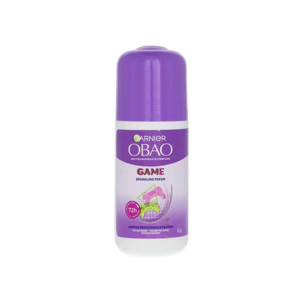 Desodorante antitranspirante con aroma floral Game Sparkling Fresh Obao Garnier (65 g / 2.29 oz) - Miniatura 1