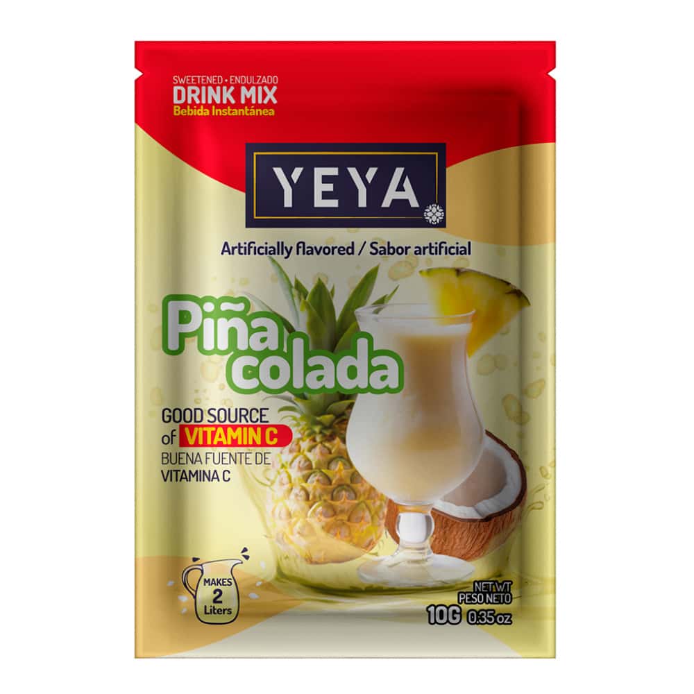 Refresco instantáneo sabor piña colada YEYA (10 g / 0.35 oz) - Miniatura 1