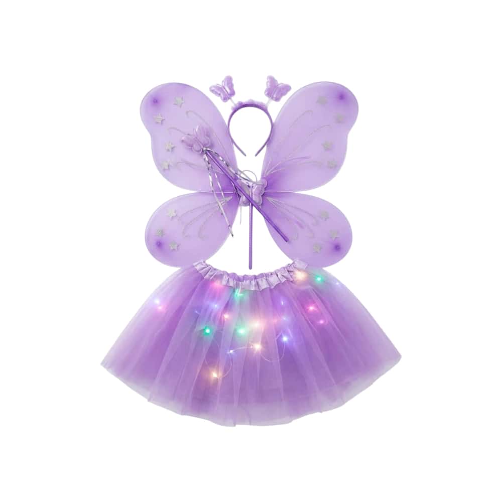 Disfraz de mariposa morado Gutza - Miniatura 1