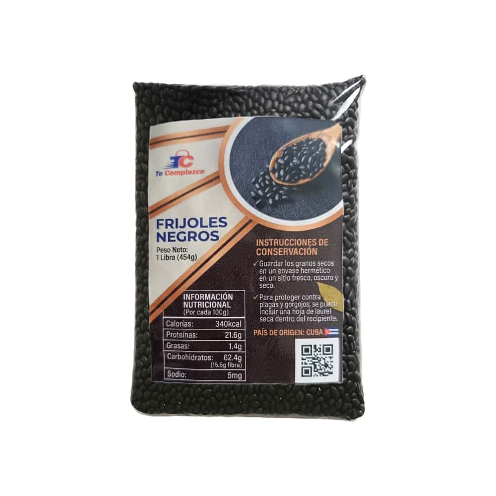 Frijoles negros Te Complazco (454 g / 1 lb) - Miniatura 1