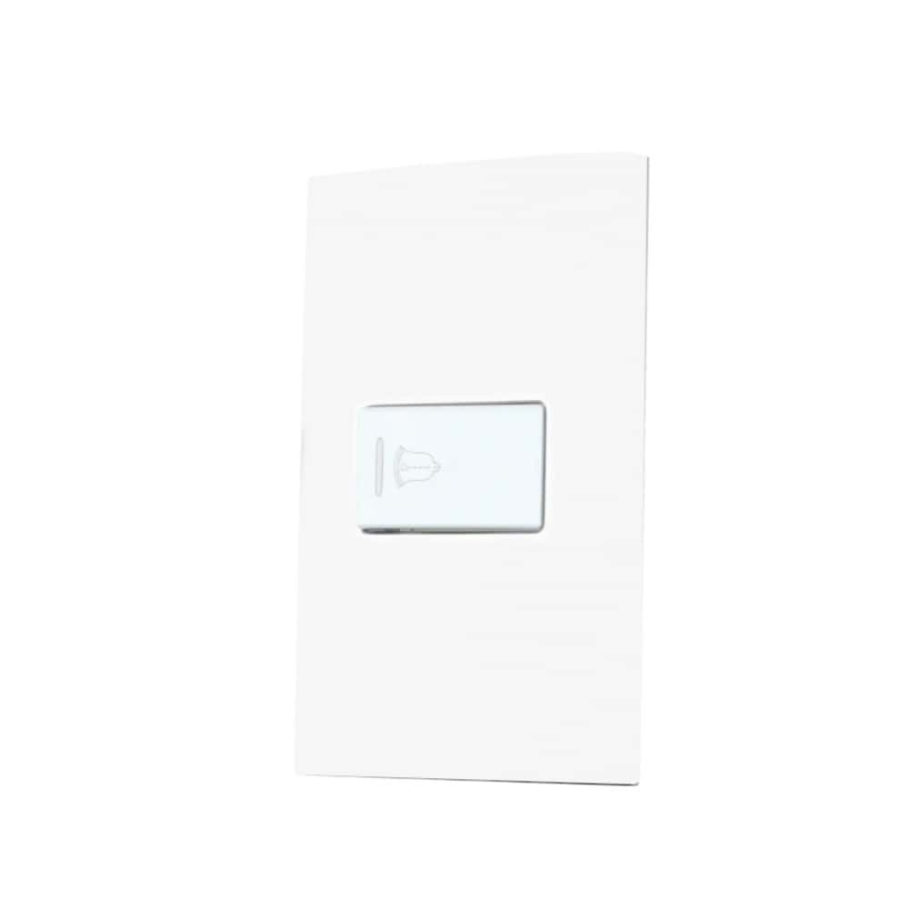 Placa con timbre color blanco de 1/3 Surtek P418B - Miniatura 1