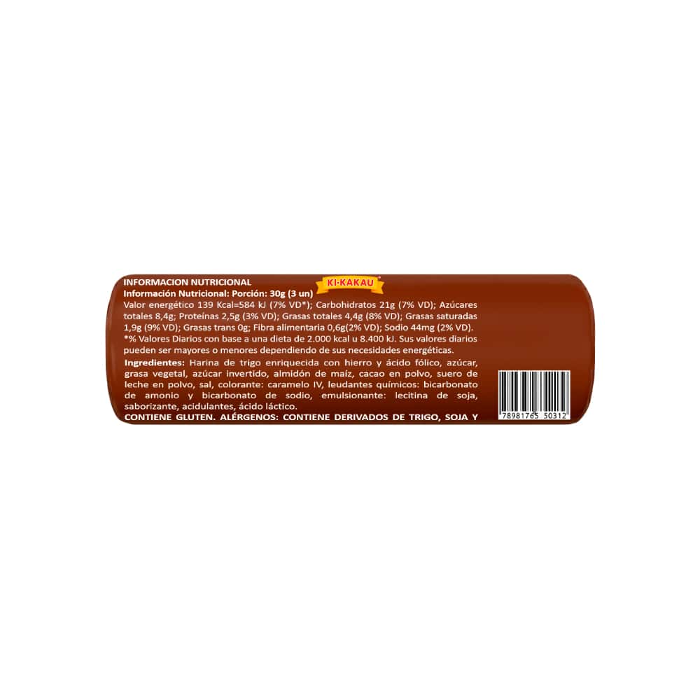 Galletas de chocolate rellenas con crema de chocolate Fofinho (110 g / 3.9 oz) - Miniatura 6