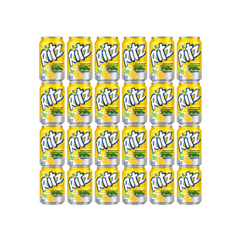 Refresco gaseado sabor piña Ritz (24 x 355 ml) - Miniatura 1