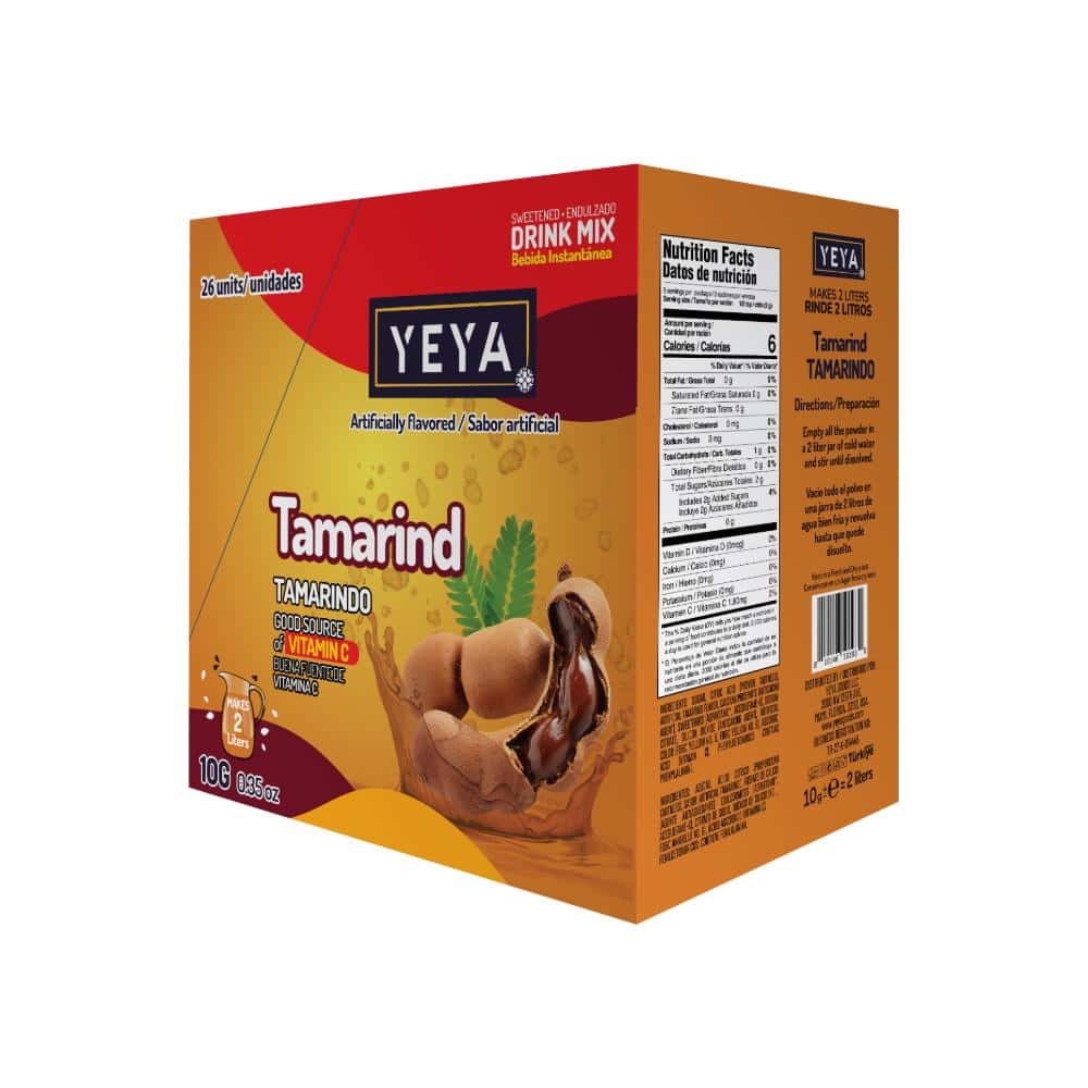 Refresco instantáneo sabor tamarindo YEYA (26 x 10 g / 0.35 oz) - Miniatura 1