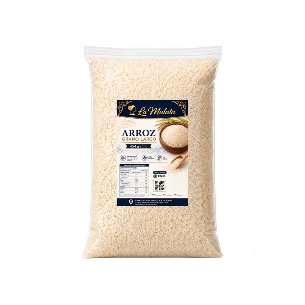 Arroz grano largo La Mulata (454 g / 1 lb) - Miniatura 1