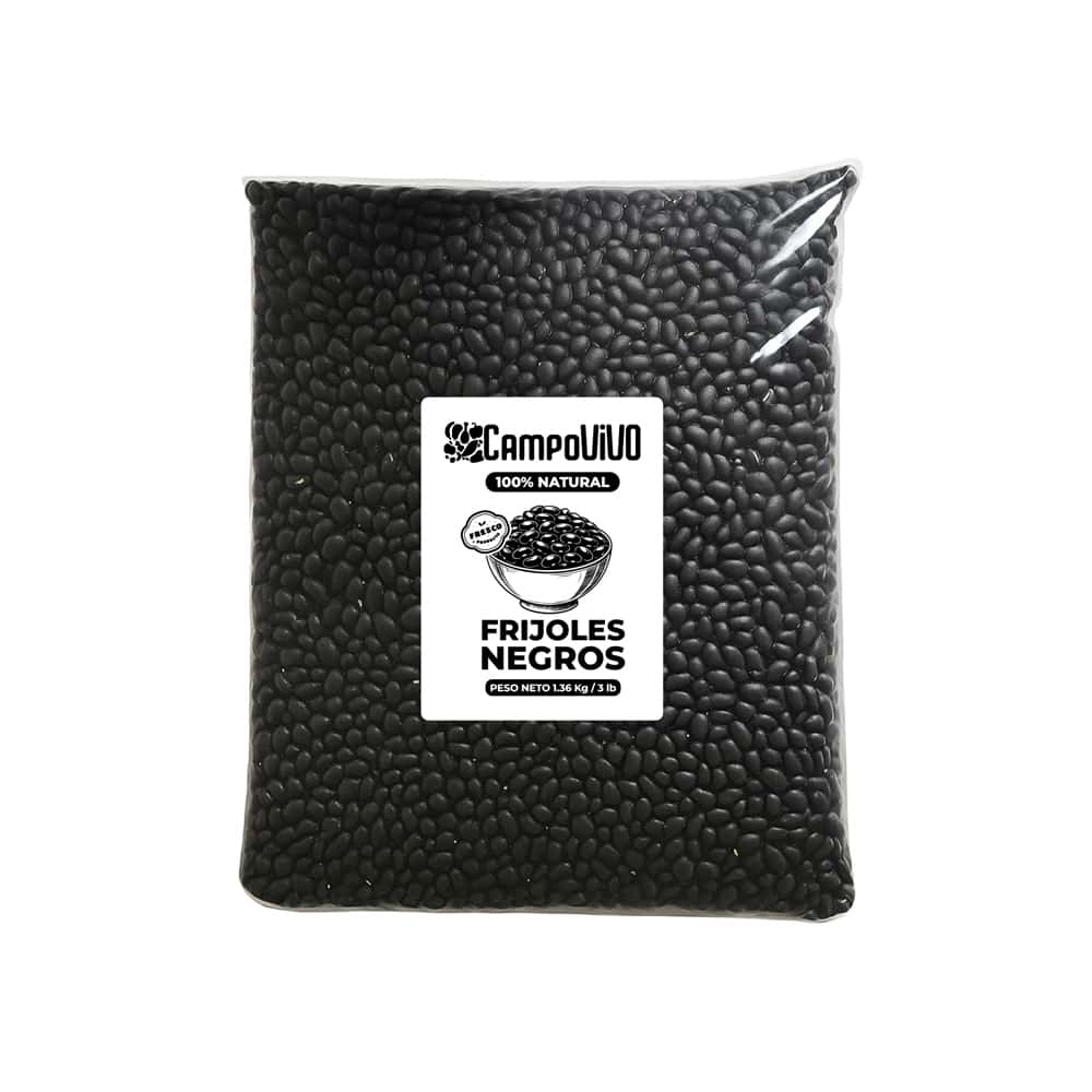 Frijoles negros Campo Vivo (1.36 kg / 3 lb) - Miniatura 1