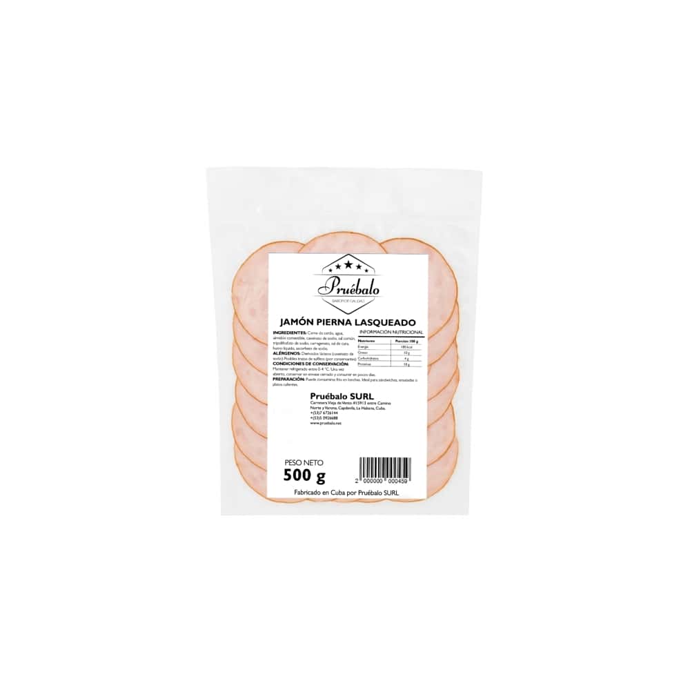 Jamón pierna prensada Pruébalo (500 g / 1.10 lb) - Miniatura 1